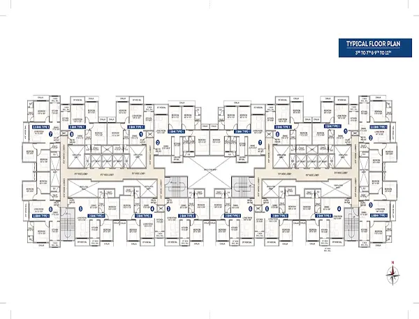 Bharat Enclave Panvel floor plan