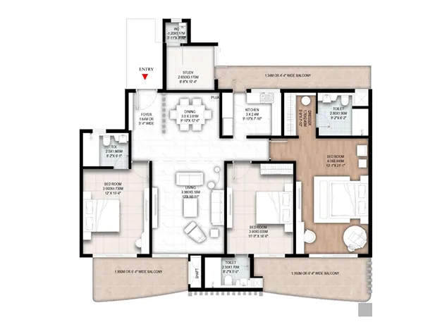 Aspire Centurian Park Greater Noida floor plan