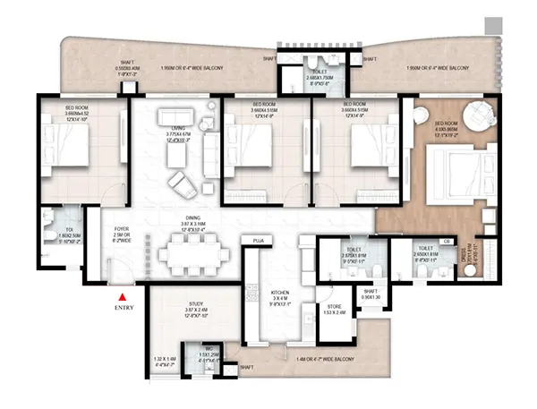 Aspire Centurian Park Greater Noida floor plan
