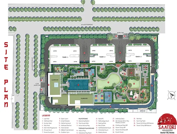 Experion Saatori Noida Master Plan