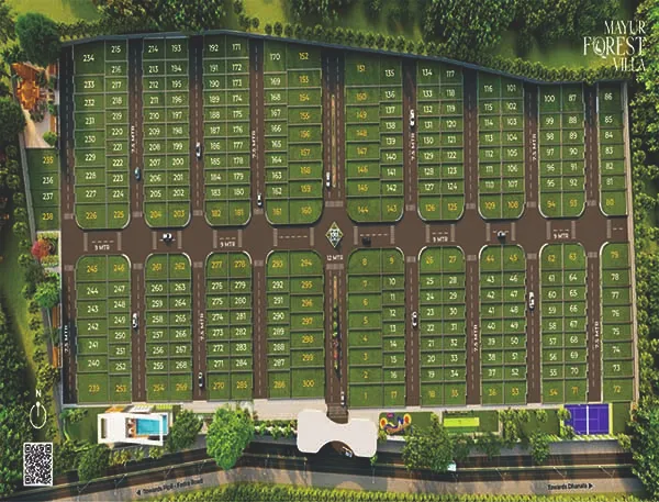 Mayur Forest Villa Plots Master Plan
