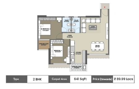 Olive Boulevard Panvel floor plan