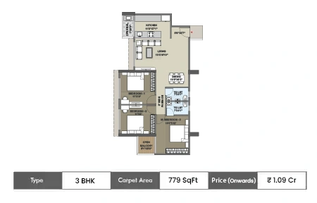 Olive Boulevard Panvel floor plan