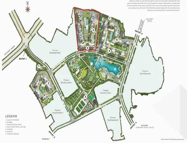 Kalpataru Estella Parkcity Master Plan