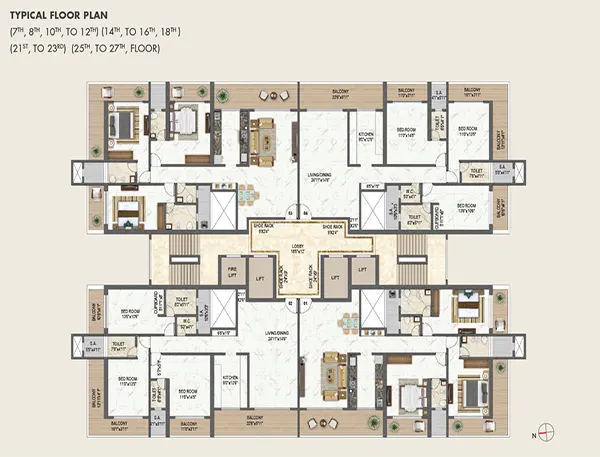 Dream Avalon Kalyan floor plan