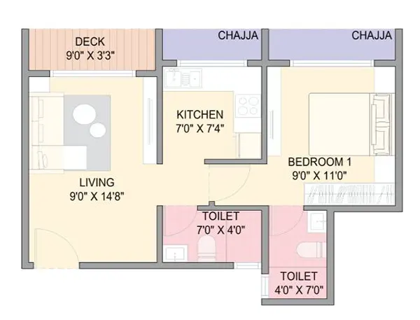 Godavari Project Kharghar floor plan