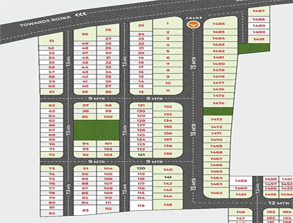 Mayur Ananta II Dholera floor plan