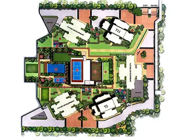 K Raheja One Jade Juinagar Master Plan