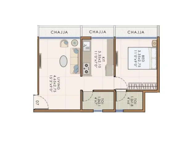 Pillars Nirvana Ulwe floor plan