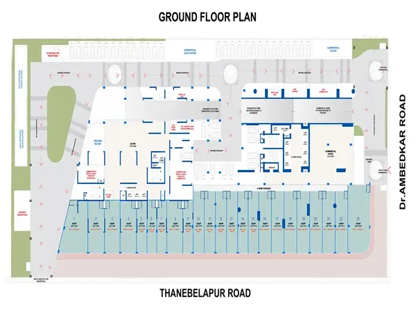 Today Obliq Airoli floor plan
