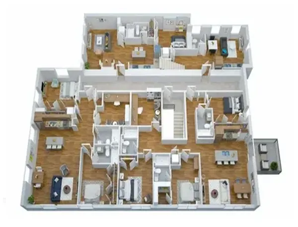 Today Obliq Airoli floor plan