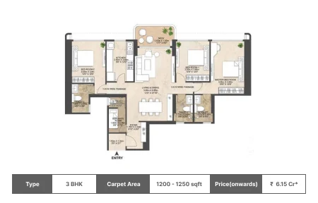 Mahindra Beaconhill Mahalaxmi floor plan