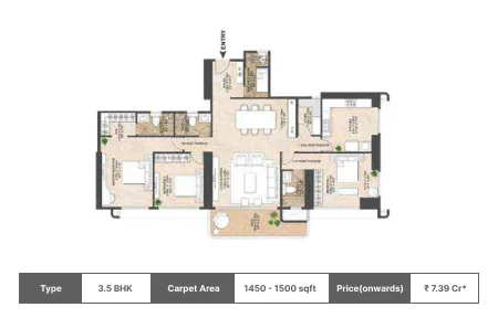 Mahindra Beaconhill Mahalaxmi floor plan