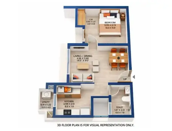 Godrej Upavan Thane floor plan
