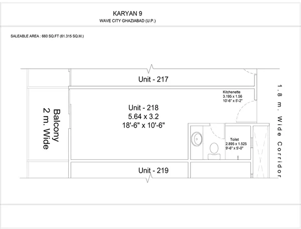 Karyan Nine Ghaziabad floor plan