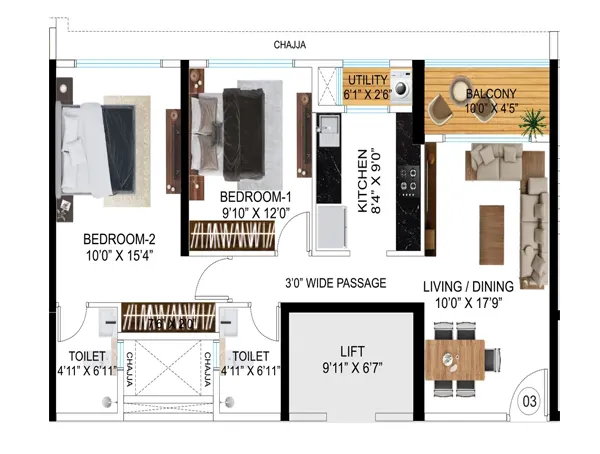 CKV Signature Residences floor plan
