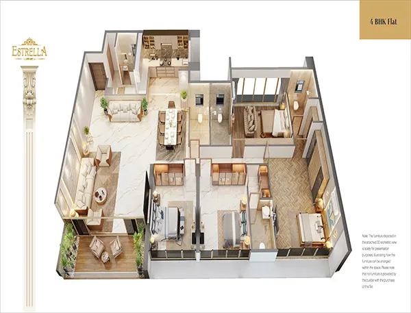 Shreeji Estrella Kharghar Sector 11 floor plan