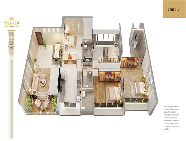 Shreeji Estrella Kharghar Sector 11 floor plan