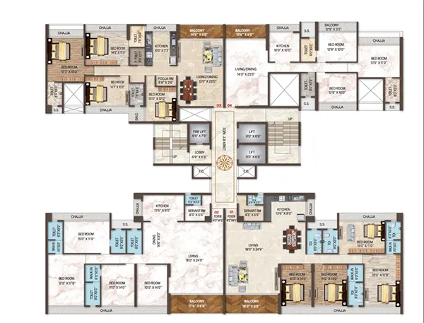 Shreeji Estrella Kharghar Sector 11 Master Plan