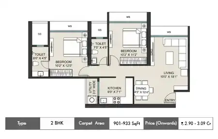 Sky Reserve The Sanctuary New Palm Beach floor plan