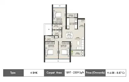 Sky Reserve The Sanctuary New Palm Beach floor plan
