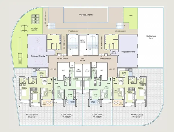 Codename First Choice Nisarg Aura floor plan