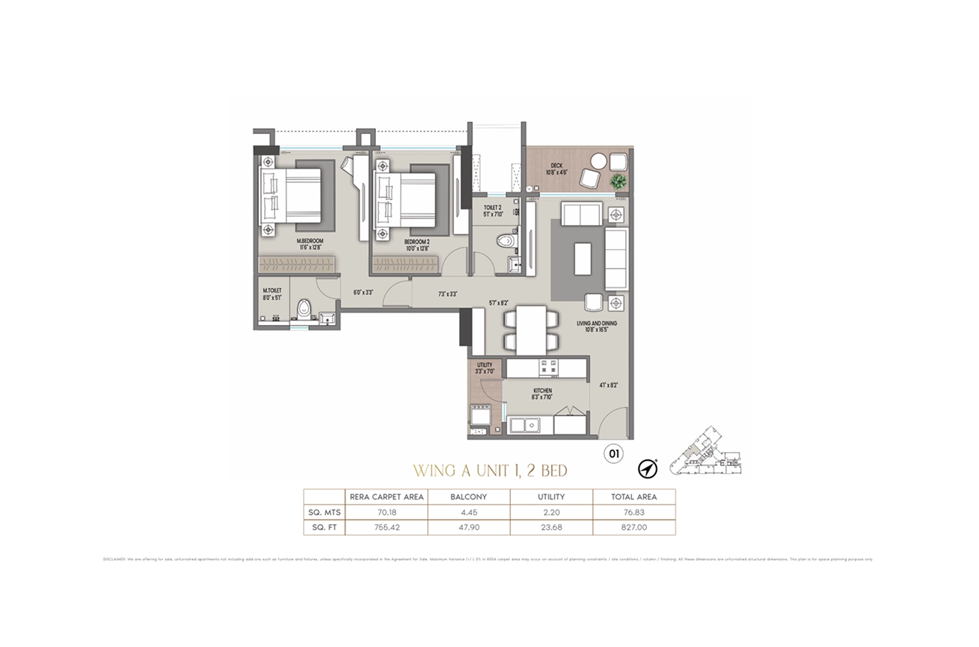 Shapoorji Nine Arcs Santacruz floor plan