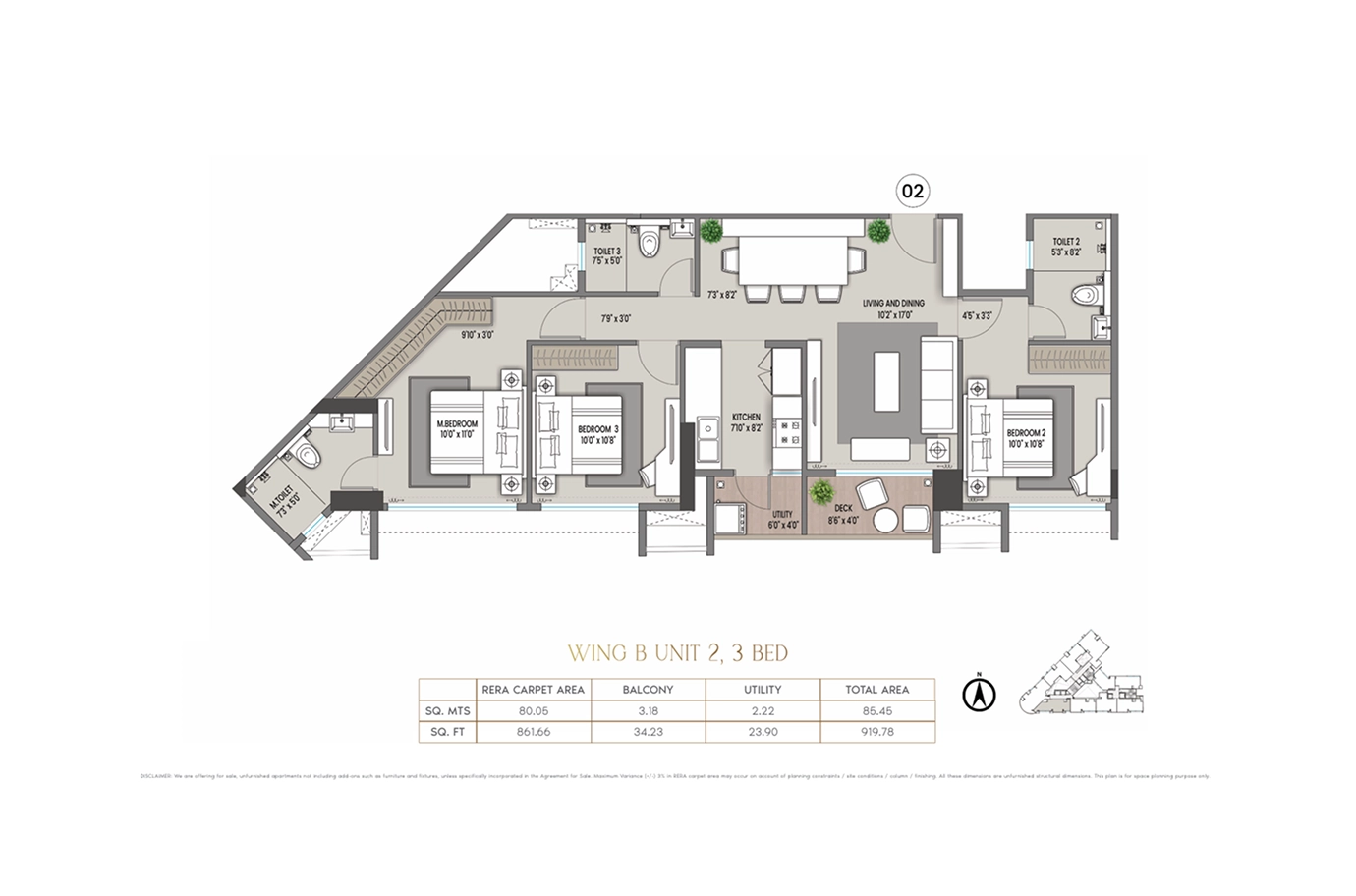 Shapoorji Nine Arcs Santacruz floor plan