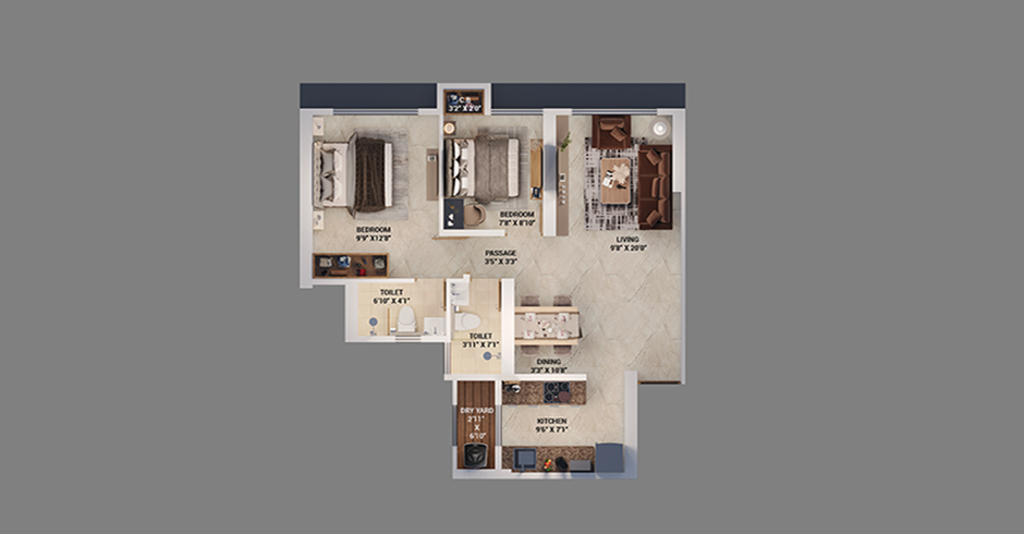 Vihang Ticket To Happiness floor plan