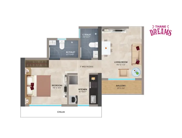 Vihang Thane Dreams floor plan