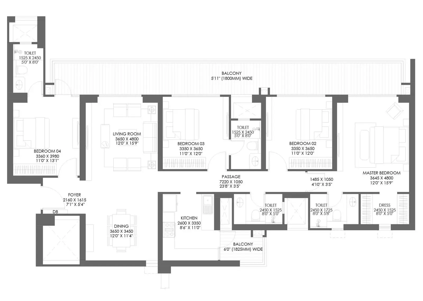 Godrej Arden Sigma Noida floor plan