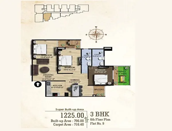 Aditri Kashi Nilayam floor plan