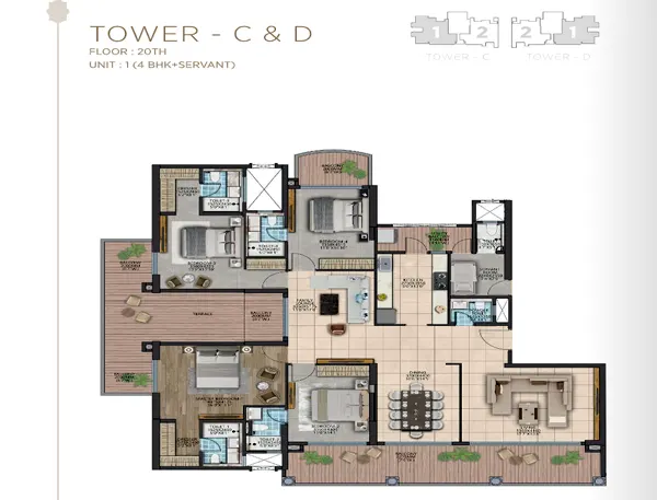 Shalimar Courtyard Varanasi floor plan
