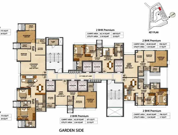 Runwal Garden Vista floor plan