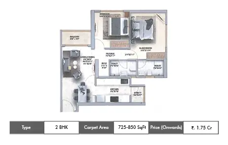 Runwal Meadows Kanjurmarg floor plan