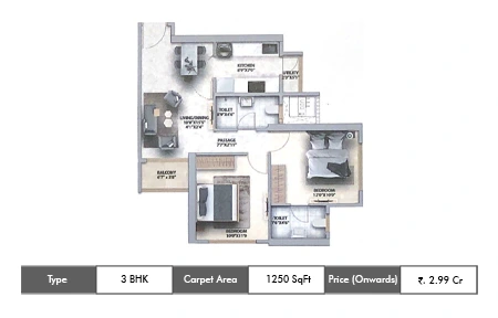 Runwal Meadows Kanjurmarg floor plan