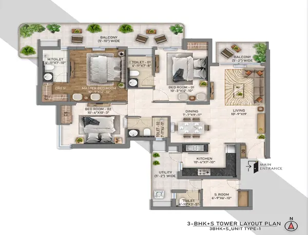 Wave City Eden Ghaziabad floor plan