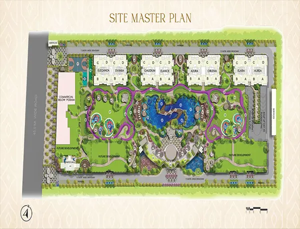 Gaur Alaris Sector 22D Yamuna Expressway floor plan