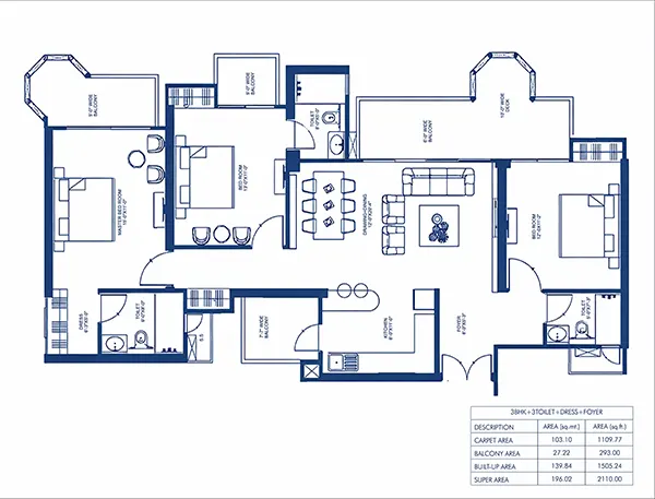 VVIP Yamuna Noida floor plan