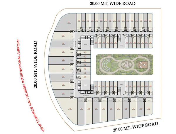 Aero Capital Kamothe Commercial floor plan