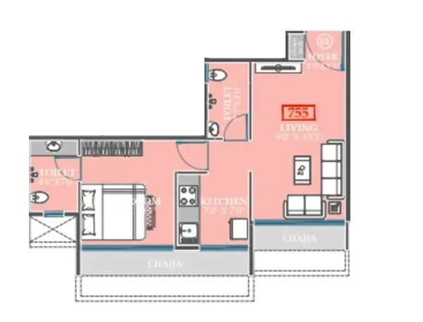 Gami Mirava Panvel floor plan