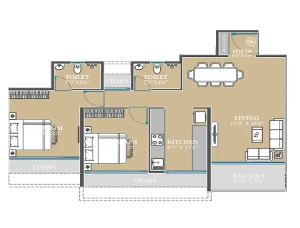 Gami Mirava Panvel floor plan