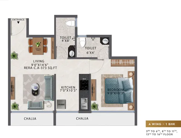 Gami Nirvana Taloja floor plan