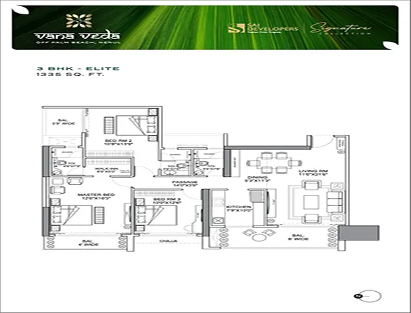 Sai Vana Veda Nerul floor plan