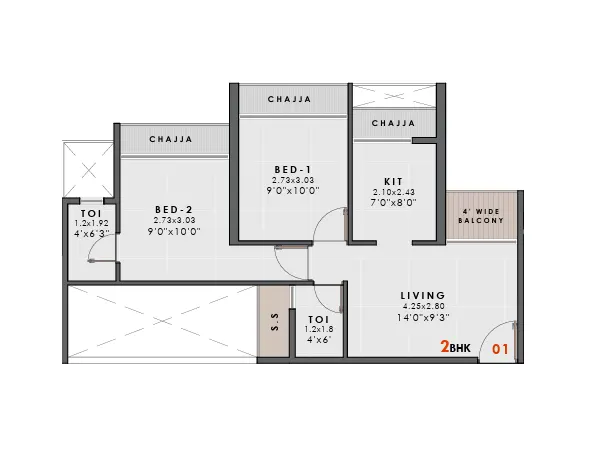 Matrix Nuva Nerul floor plan