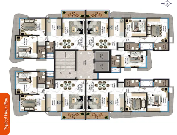 Ramas IC Maitri Menorah floor plan