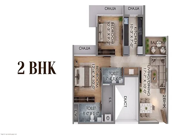 Trinetram Anant Pushpak Nagar floor plan