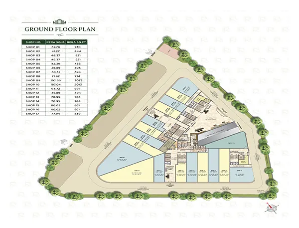 Ramindri Chowk Karjat floor plan