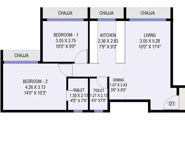 Kasturi Anvaya Panvel floor plan