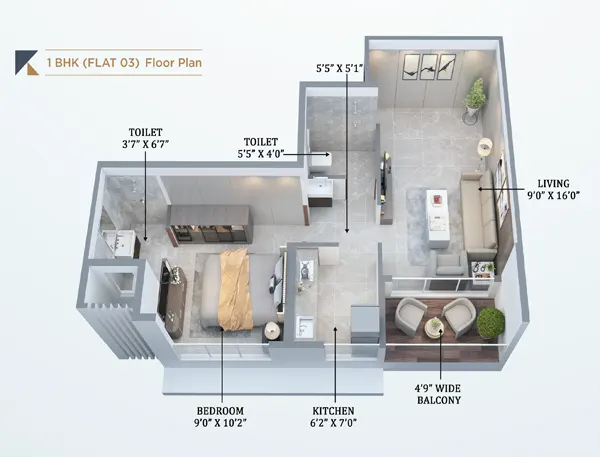 Kasturi Aurelia Panvel floor plan